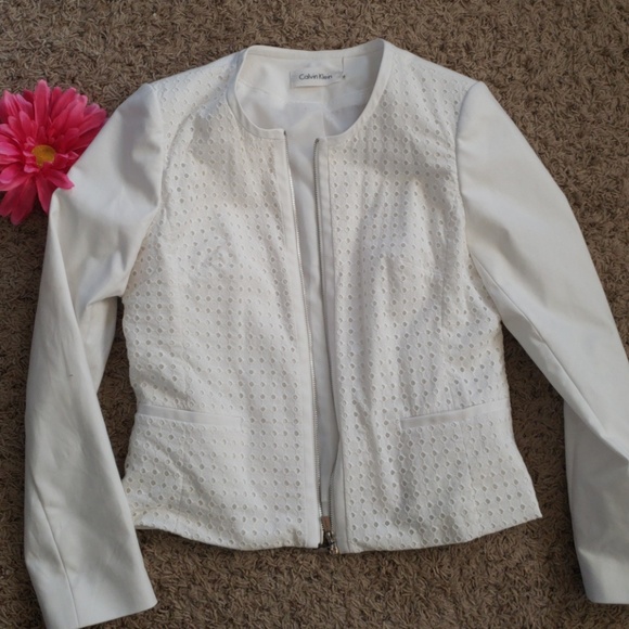 SALE⚡️CALVIN KLEIN BLAZER/ JACKET SZ 8 - Picture 1 of 8